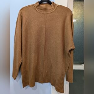 Cyrus Women's Brown Turtleneck Sweater